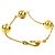 Pulsera de cadena Chanel con dije de esfera chapada en oro Gold - vista 2