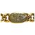 Pulsera de cadena Chanel con dije de esfera chapada en oro Gold - vista 3
