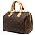 Louis Vuitton Brown Monogram Speedy Bandouliere 25 - vista 2