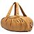 Borsa Bowler Le Marais Chanel in vitello metallizzato matelassé Gold Small - vista 2