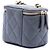 Chanel Mini Vanity Case Trendy CC en piel de cordero acolchada gris - vista 2