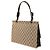 Gucci beige GG Canvas Klapphandtasche - Ansicht 2