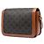 Céline Celine Brown Classique Triomphe Coated Canvas and Calfskin Triomphe Crossbody - vista 2