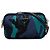 Double Prada Bolso Camera Mini Tessuto Camuflaje Azul con Doble Cremallera