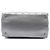 Borsa Chanel Silver Small Quilted Metallic Aged Calfskin Chain Me Tote - vista 3