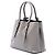 Bolso Prada Gray Medium Saffiano Cuir Double Handle Satchel - vista 2