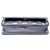 Clutch Chanel Coco Punk em pele de cordeiro metálica degradê acolchoada prateada com corrente - vista 3