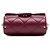Portacarte Chanel Red Quilted Lambskin Box Of Secrets con catena - vista 3