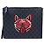 Clutch Gucci Black GG Supreme Wolf