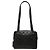 Chanel Schultertasche aus schwarzem gestepptem Lammleder