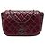 Chanel Red Small Quilted Calfskin CC Enchained Accordion Flap