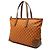 Tote Gucci Orange GG Canvas Web - vista 2