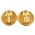 Chanel Gold CC gesteppte Clip-On-Ohrringe vergoldet - Ansicht 2