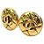 Chanel Gold CC gesteppte Clip-On-Ohrringe vergoldet - Ansicht 6