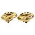 Chanel Gold CC gesteppte Clip-On-Ohrringe vergoldet - Ansicht 7