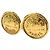 Orecchini a clip rotondi Chanel Gold CC Gold Plated Rue Cambon - vista 6