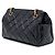 Borsa Shopping Chanel Reissue 2.55 in pelle di vitello craquelé lucida matelassé nera - vista 2