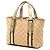 Borsa Gucci Beige GG Canvas Jolicoeur - vista 2