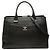 Bolso Tote Chanel Neo Executive Medium de piel de becerro granulada negra