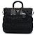 Bolsa Satchel Prada em Tessuto Gaufre Preta