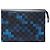 Louis Vuitton Gray Damier Graphite Pixel Pochette Voyage MM