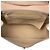 Chloé Drew Crossbody em pele de cordeiro granulada castanha Small - vista 4
