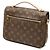 Louis Vuitton Brown Monogram Pochette Metis - vue 2