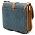 Autre Marque Saint Laurent Blue Le Monogramme Suede Trimmed Denim Crossbody - vista 2