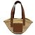 LOEWE Beige Small Raffia Anagram Basket Tote