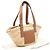 LOEWE Beige Small Raffia Anagram Basket Tote - view 6