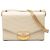 Chanel Brown Small CC Chevron Calfskin Medal Flap