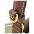 Borsa a secchiello Burberry Peggy Small in tela logo beige - vista 11