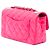 Chanel Pink Mini Rectangular Classic Patent Single Flap - view 2
