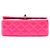 Chanel Pink Mini Rectangular Classic Patent Single Flap - view 3