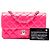 Chanel Pink Mini Rectangular Classic Patent Single Flap - view 7