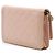 Portafoglio Chanel Boy Wallet on Chain in pelle vernice matelassé marrone - vista 2