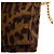Autre Marque Saint Laurent Borsa a Tracolla a Busta Classic Monogram in Pelle di Vitello Chevron Marrone e Peluria di Vitello con Stampa Leopardata - vista 7
