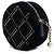 Chanel Borsa a Tracolla Rotonda in Velluto Nero, Perle e Paillettes - vista 2