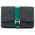 Clutch Chanel Grip in tweed matelassé verde