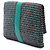 Clutch Chanel Grip in tweed matelassé verde - vista 2