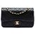 Chanel Black Medium Classic Lambskin Double Flap