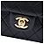 Chanel Black Medium Classic Lambskin Double Flap - Ansicht 5