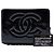 Clutch Chanel Mini CC de charol negro con cadena - vista 9