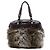 Borsa Tote Chanel Brown Paris Biarritz in Eco-pelliccia Fantasy