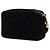 Chanel Camera Bag aus schwarzem CC Diamond gestepptem Satin mit Quaste - Ansicht 2