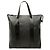 Borsa Tote Fendi Black Zucca Spalmati