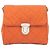 Prada Orange Impuntu Tessuto Chain Crossbody