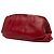 Céline Clutch Celine French Lock in pelle di vitello plisata rossa - vista 2