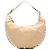 Fendi Beige Canvas Studded Hobo-Tasche