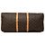 Louis Vuitton Brown Monogram Keepall Bandouliere 60 - Ansicht 3